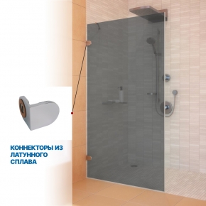 Инфографика 3 LUX DOOR GK-001N хром блестящий стекло графитовое толщина 6_0