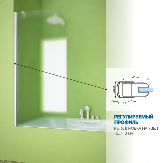 Инфографика 3 LUX PEARL GV-601AS белый матовый стекло матовое