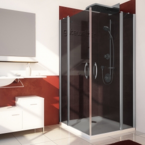 Душевой уголок LUX SQUARE GK-604-CH02