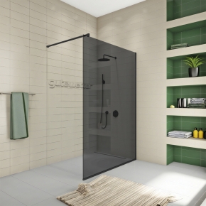 WALK-IN P008STB черный матовый стекло графитовое